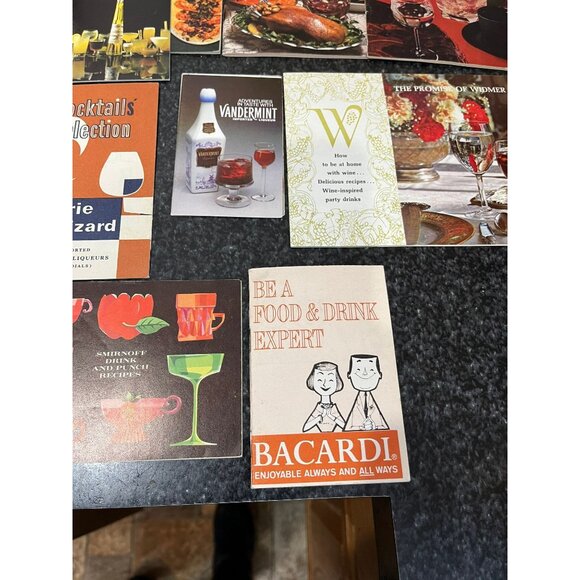 Vintage  Recipe Drink Mix Booklets Vandermint Bacardi - Picture 5 of 5